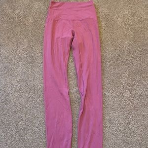 Lululemon pink leggings size 2